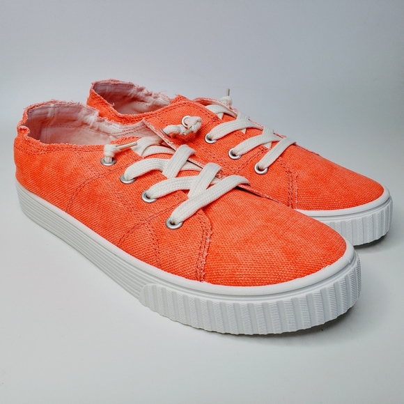 bright coral shoes
